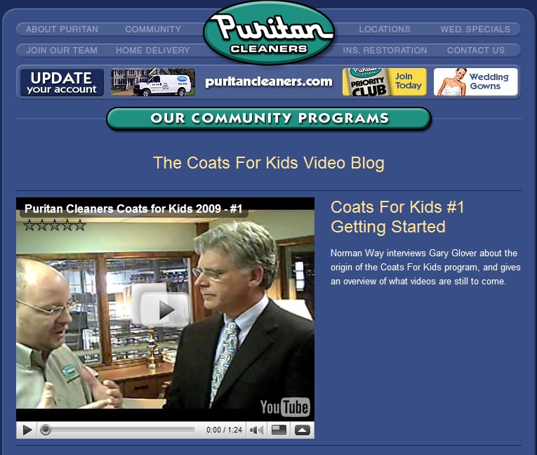 Gary Glover talks about Coats for Kids