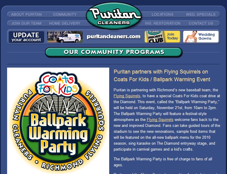Coats for Kids Ballpark Warming Party