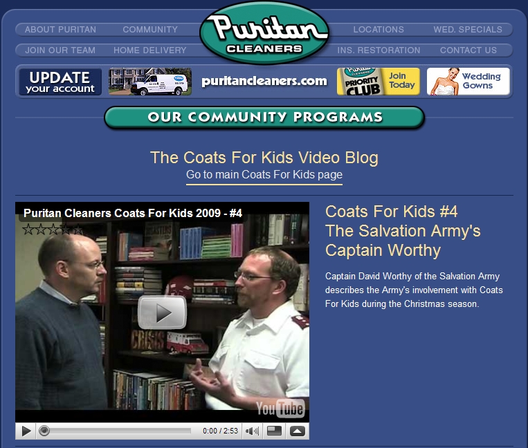 Capt. David Worthy talks about Coats for Kids