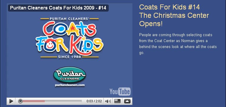 Puritan Cleaners Coats for Kids - Behind the Scenes
